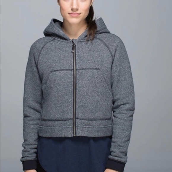 lululemon athletica Jackets & Blazers - Lululemon size 8 Gray Women's Hooded Jacket